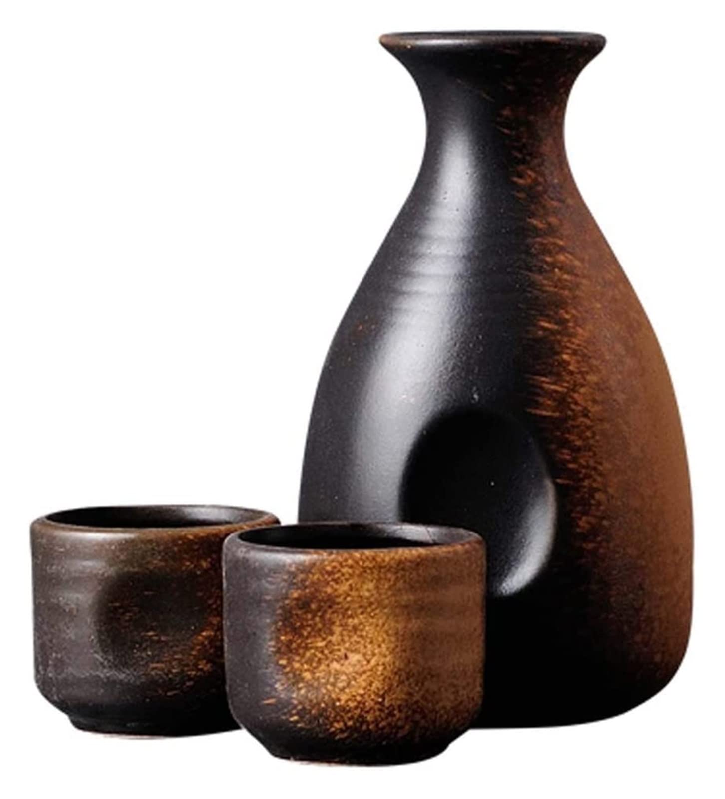 BBAUER Tasse à saké Style Japonais Ensemble de saké Ensemble de Verre rétro Classique en céramique