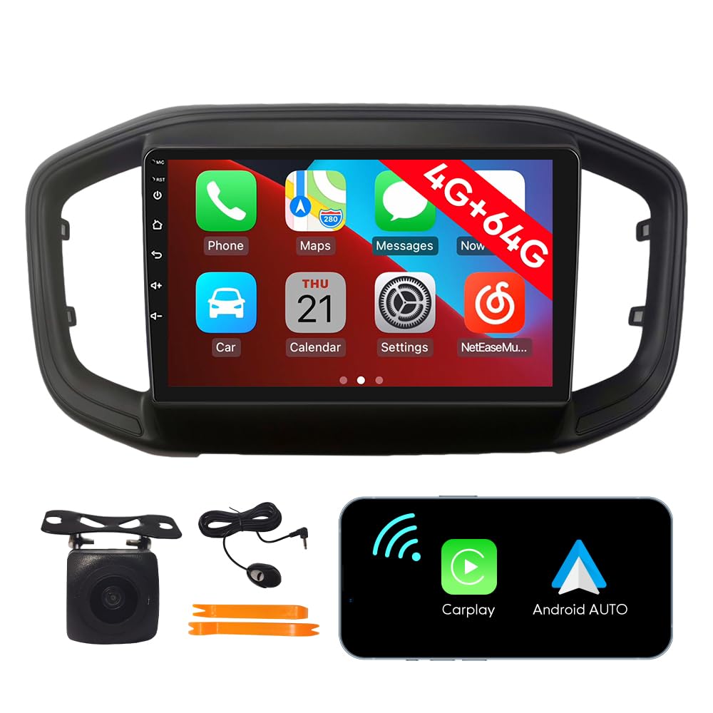 [4G 64G] Android Car Stereo FM Radio Carplay Android Auto 9