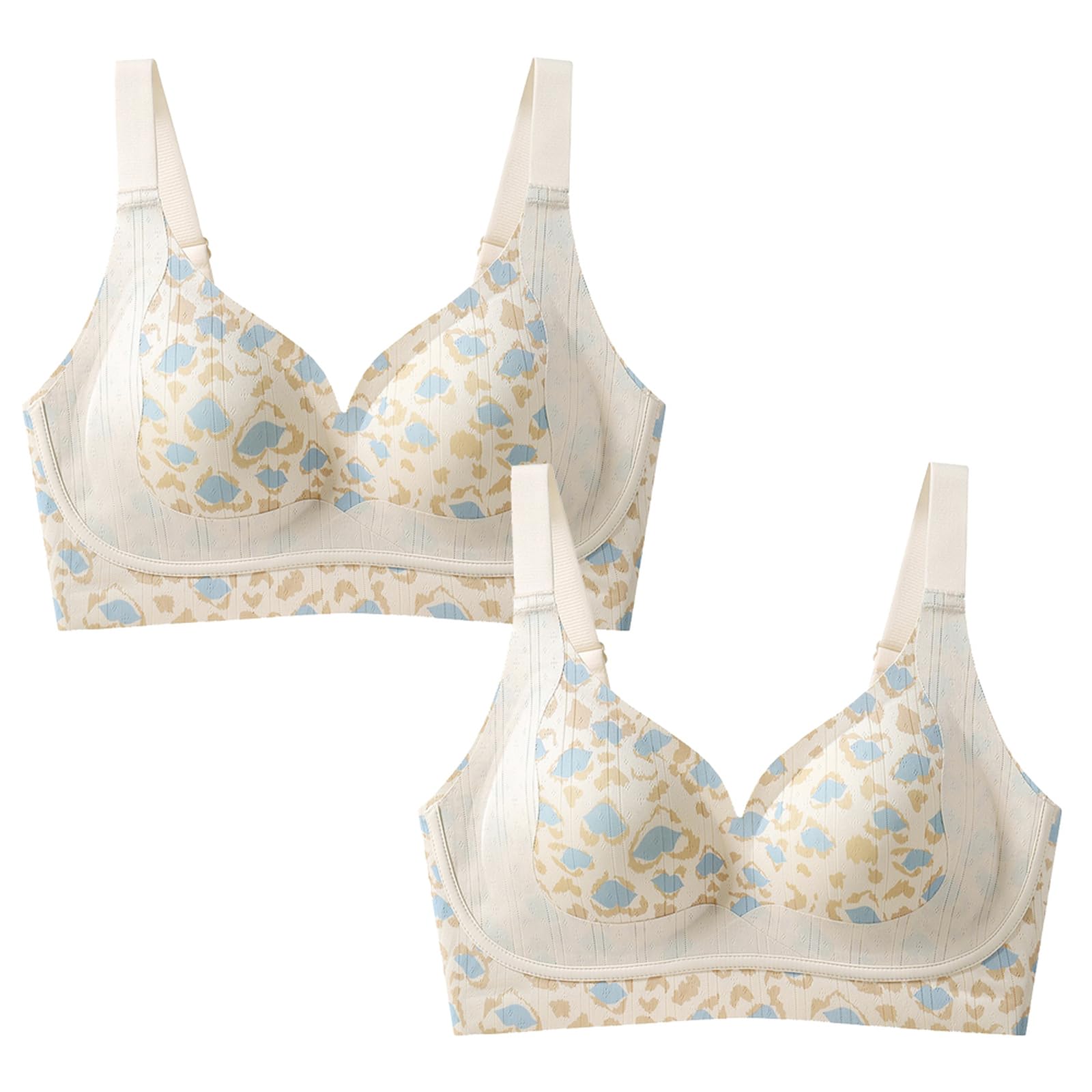 Brassiere Sport Femme sans Armature Brassiere Couverture complète | brassière forte poitrine élastique Douces dos extensible pour le confortable au quotidien