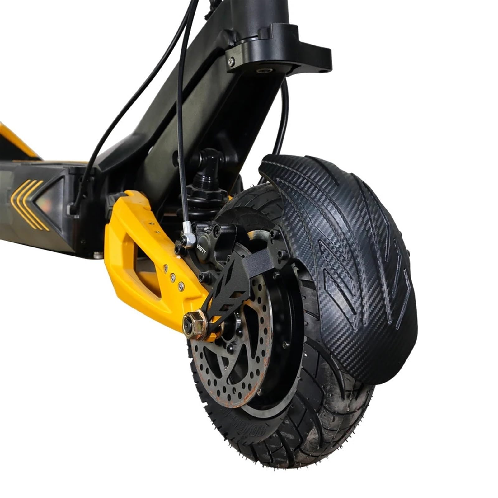 Garde-boue universel en fibre de carbone, for VSETT 10+, for MUKUTA 10 Plus, for ZERO 10X, for KAABO Mantis, aile de garde-boue de Scooter électrique de 10 pouces Garde-boue pour trottinette él