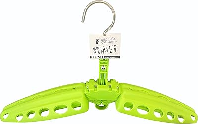 BECAPRO Wetsuit Hanger Foldable Surfing Suit Rack(Green)