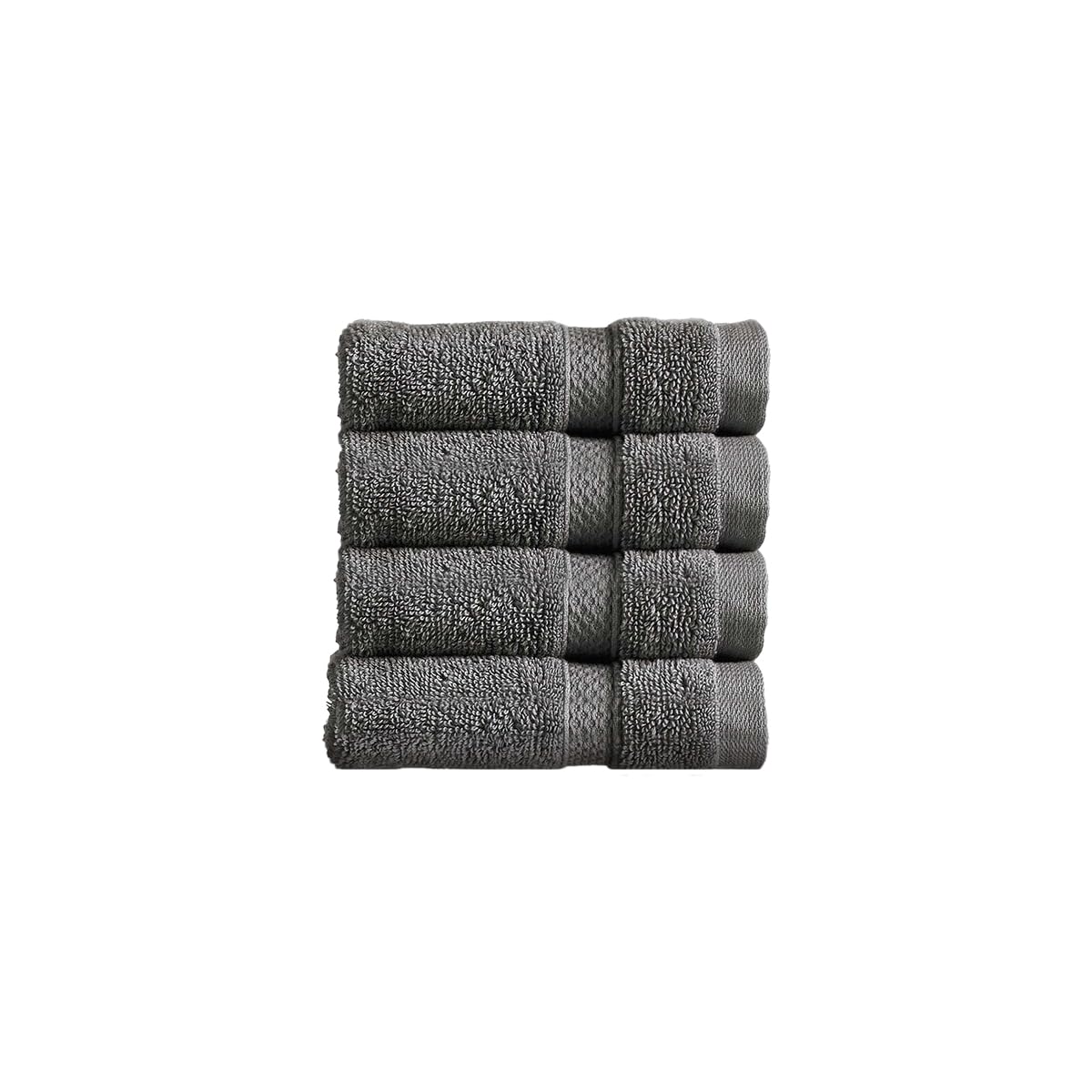 Christy Chroma Bath Towels | Set of 2 | Highly Absorbent Heavyweight 675GSM | Bold and Bright | Soft Velvety Smooth Bathroom Shower Towels | 100% Cotton | Sustainably Made | White — view 45