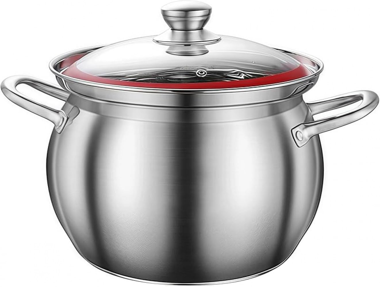 Amazon | DRWG 両手鍋 316 ステンレス製 6L/7L/8L 大容量選択 IH・直火