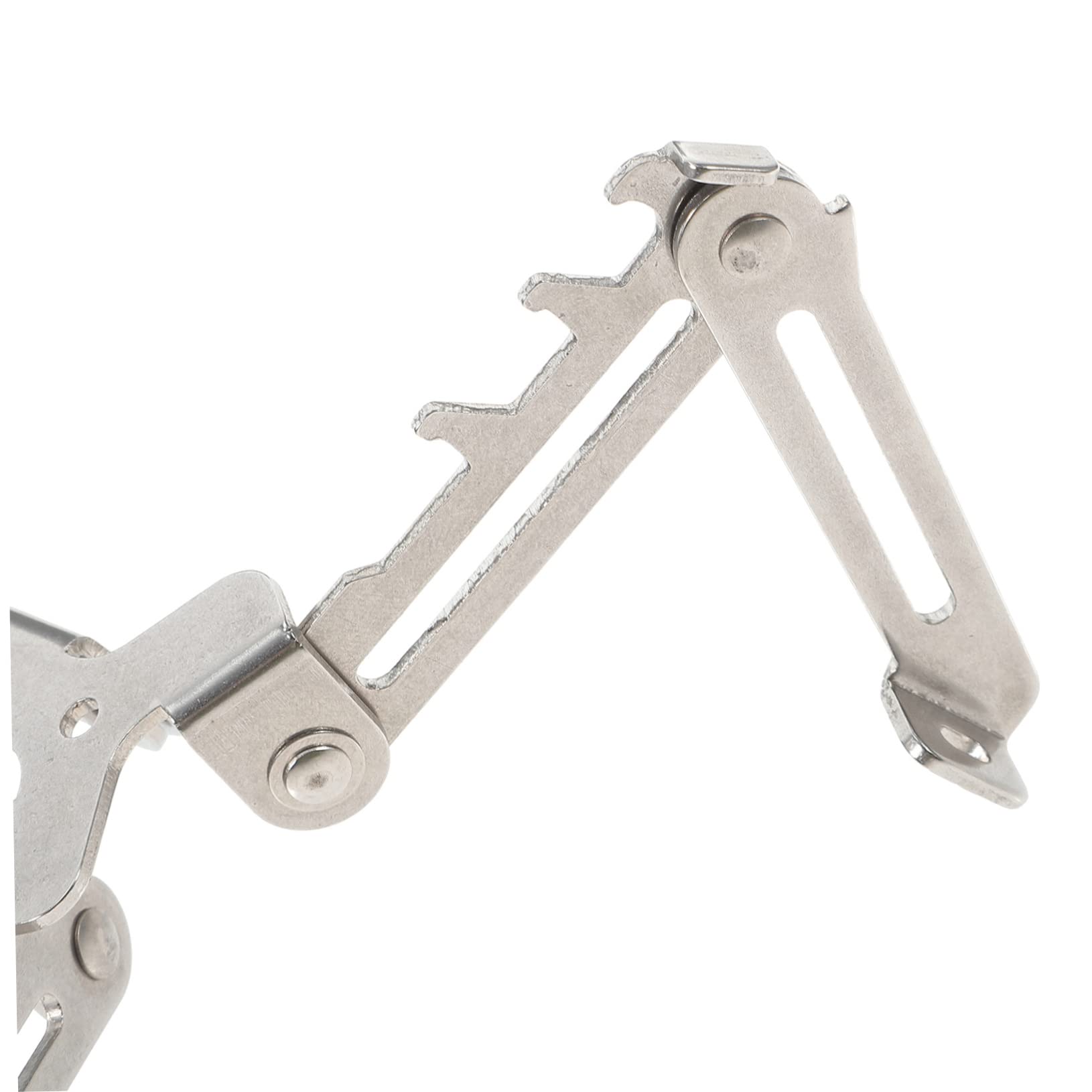 Sosoport 5st Gastank Halterung Klappbarer Tankkanisterhalter Kraftstoffflaschenhalterungen Klappbare Tankhalterung Metall Camping Tankhalterung Herd Falten Aluminiumlegierung Vorrichtung