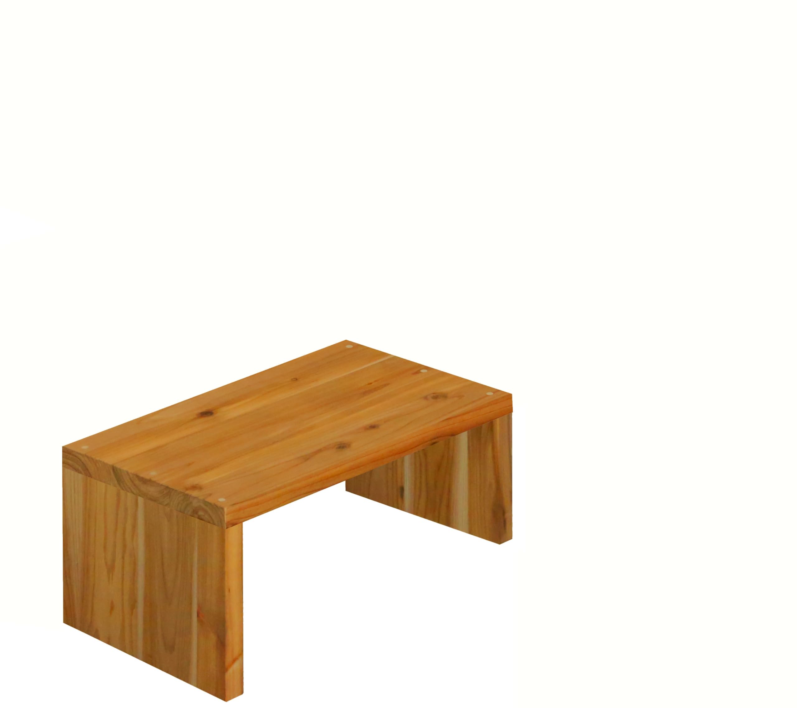 Amazon｜WOODPRO コの字 シェルフ 幅40cm 高さ15cm 奥行30cm ハニー色