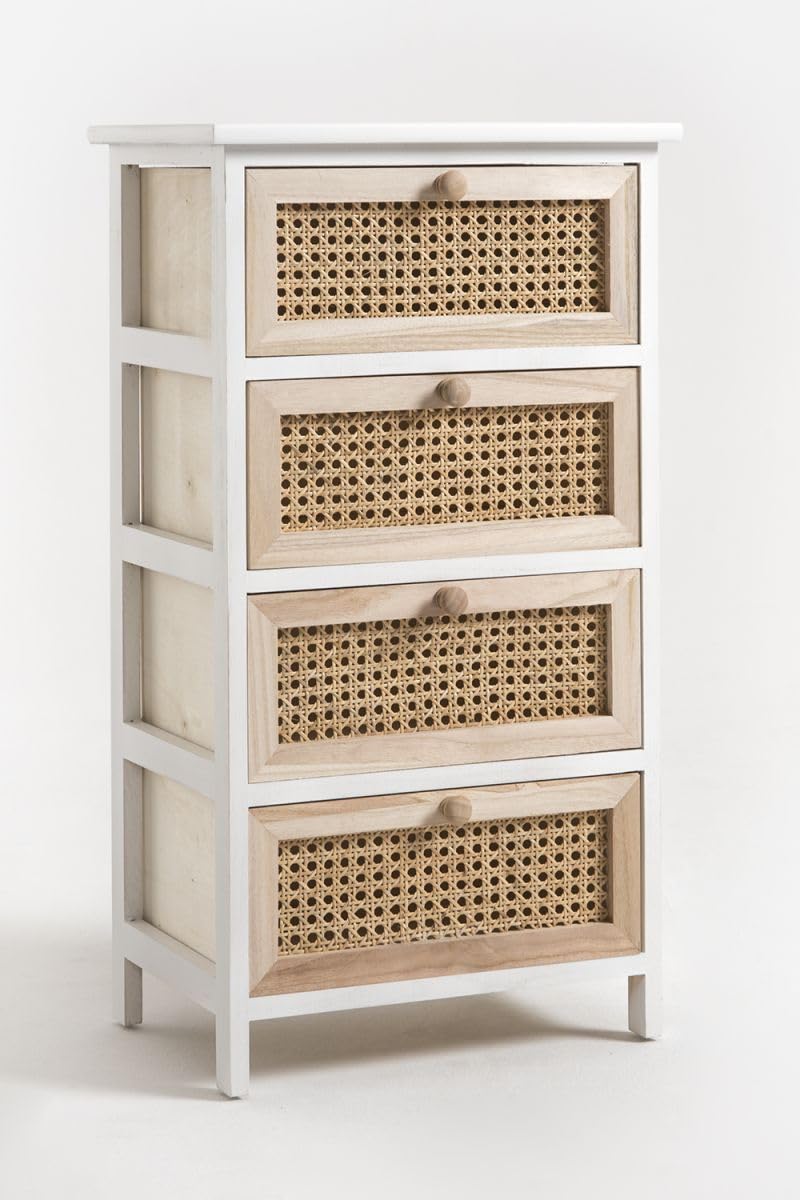 Regalos Miguel - Muebles Auxiliares - Cajonera Ancha Loney 4 Cajones