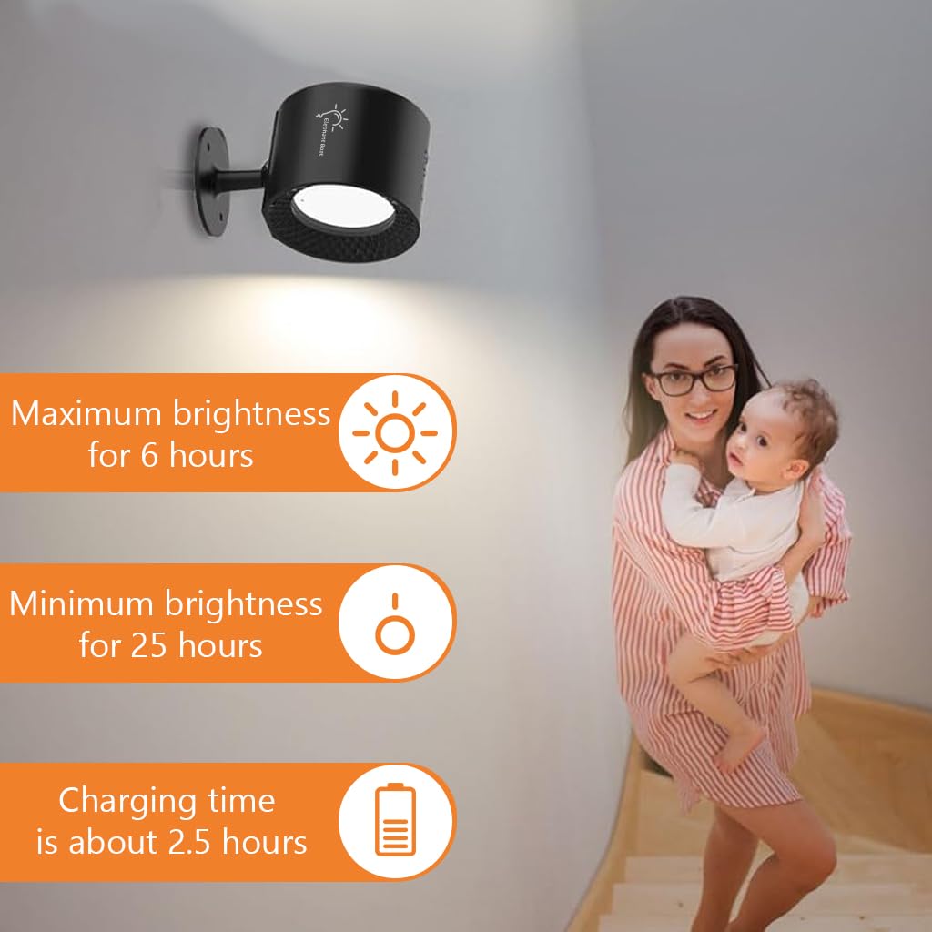 ELEPHANTBOAT Magnetic Wall Lights - RGB Night Lamp -5 ELEPHANTBOAT Magnetic Wall Lights - RGB Night Lamp -5