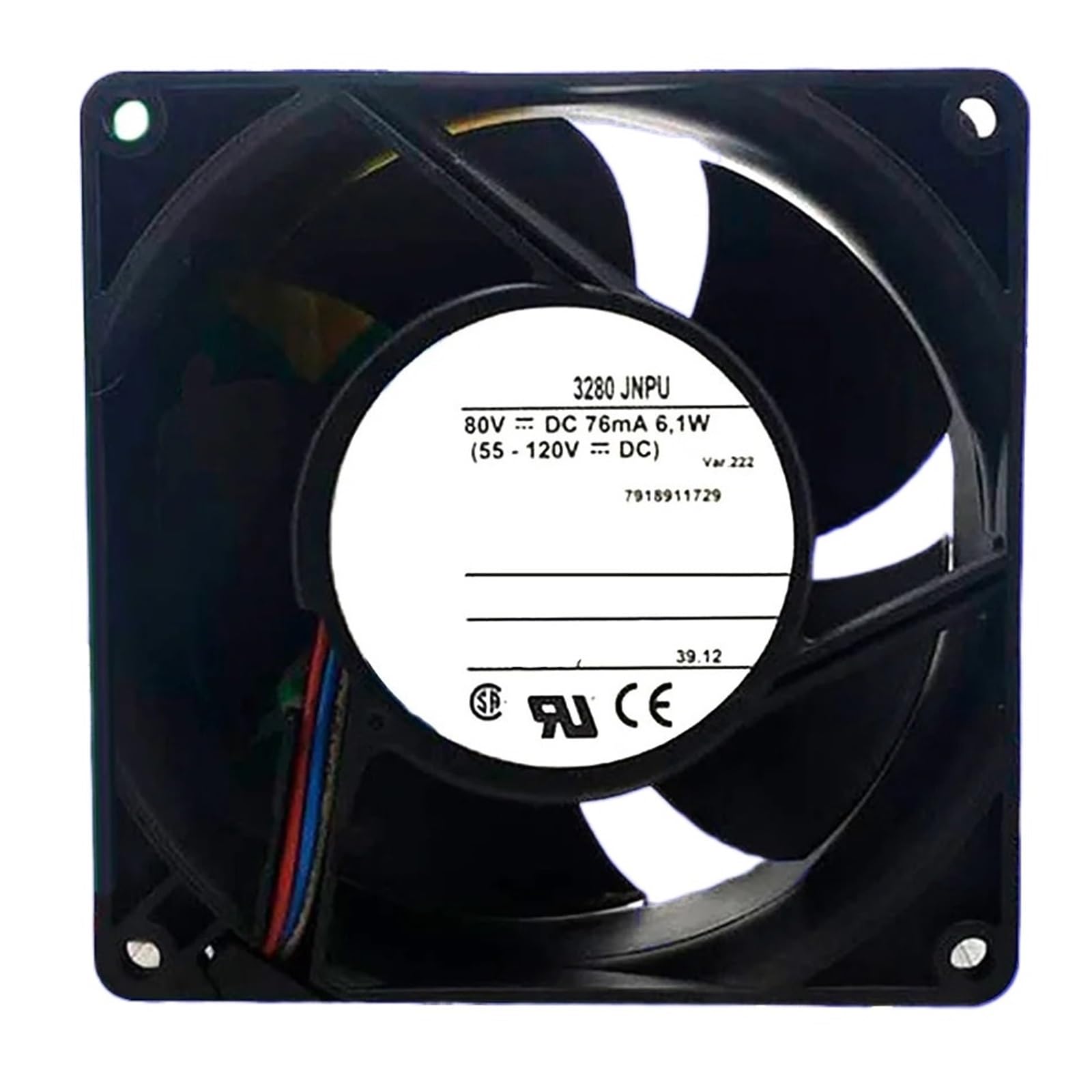 ZVQYSGIW 3280JNPU 3280JNPU 80VDC 6.1W Cooling fan 9238 9CM 92 * 92 * 38MM