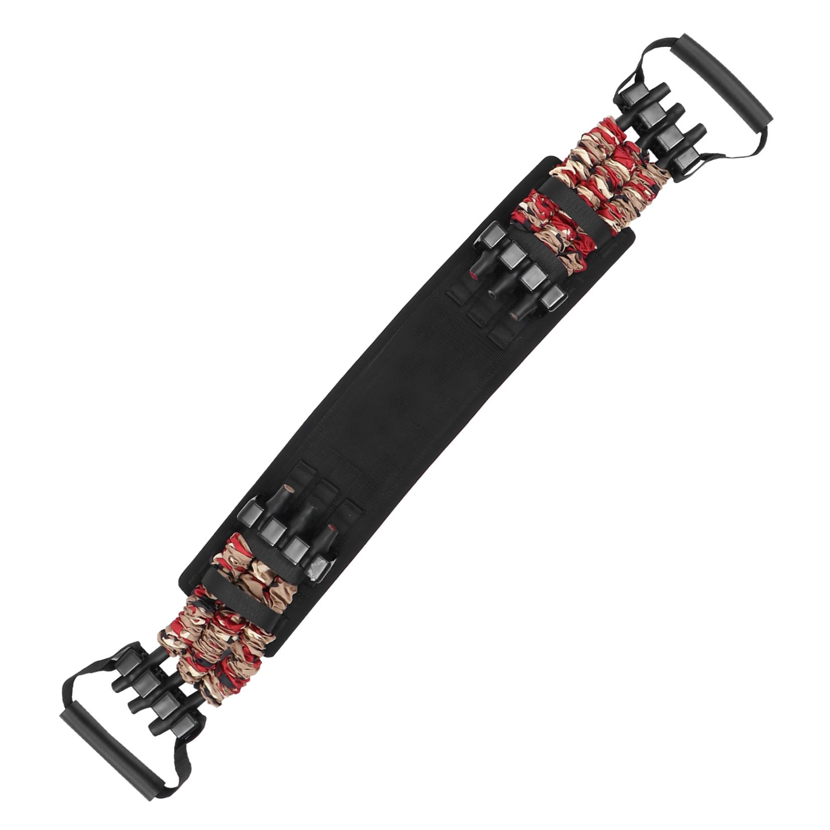TOYANDONA Banda Elastica per Allenamento Pettorale Vita Imbottita, Espansore per Petto in Nailon Leggero per Fitness e Tonificazione Muscolare