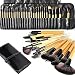 Makeup Brushes, Makeup Brush Set, MONOLED 32 PCS Natural Synthetic Bristle Wooden Handle Cosmetics Foundation Eyeliner Mascara Eyeshadow Face Powder Blush Lipstick Makeup Brush