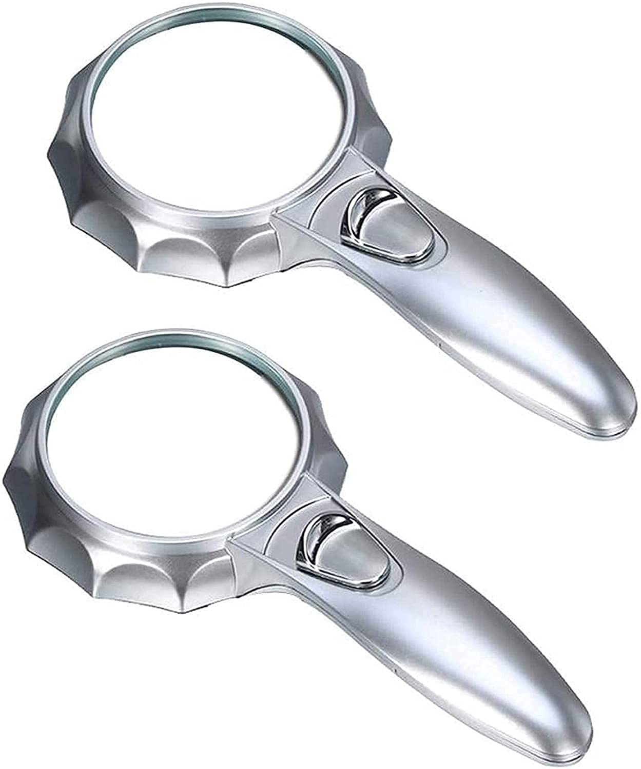 asdchZen Magnifying Glass Reading Magnifier Ultra-Large Handheld Magnifying Glass With Led Light High Magnification Magnifying Glass Reading Magnifying Glass
