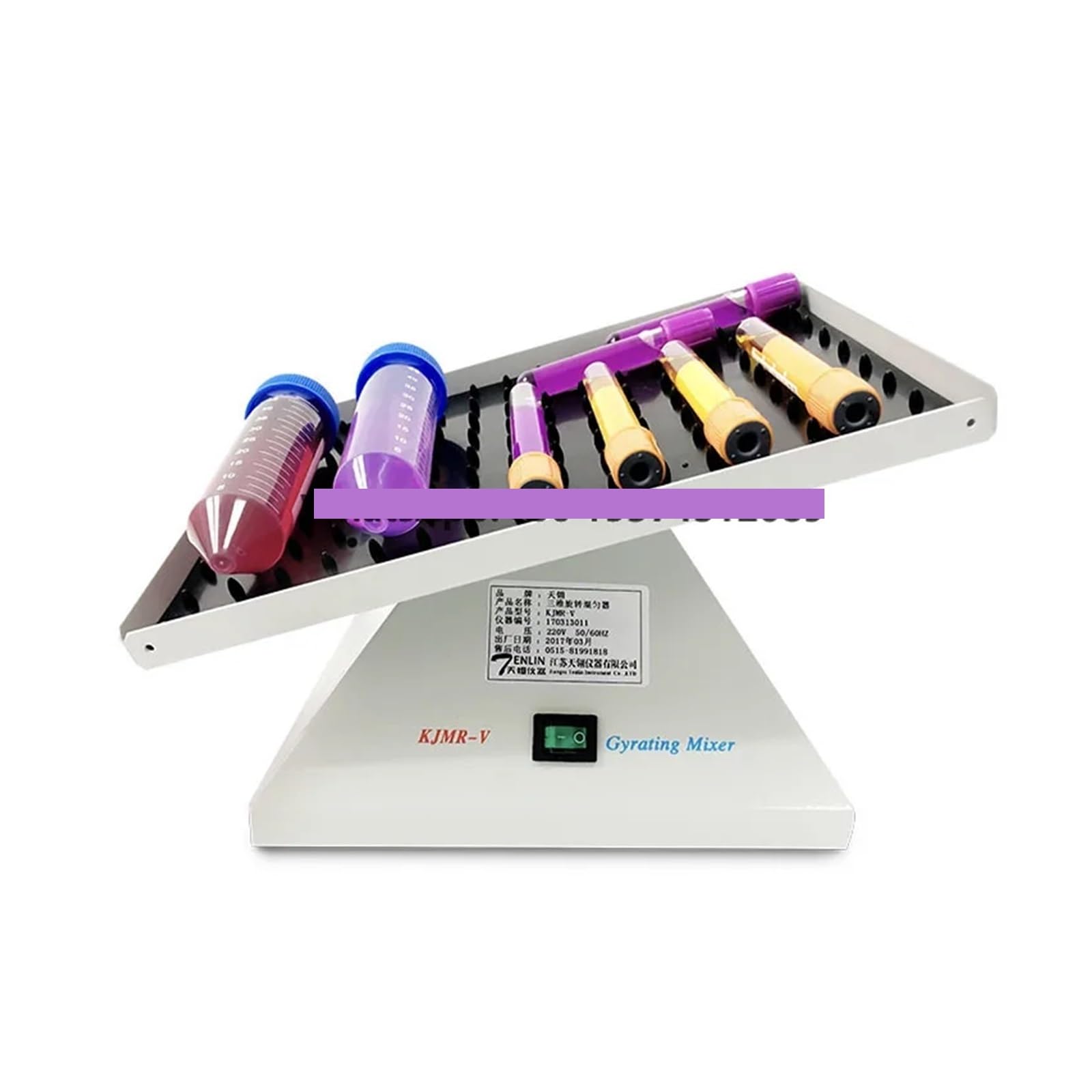 Miscelatore per Provette, Miscelatore for sangue da laboratorio Strumenti analitici clinici Miscelatore a rulli for provette for sangue Miscelatore a rotazione da laboratorio