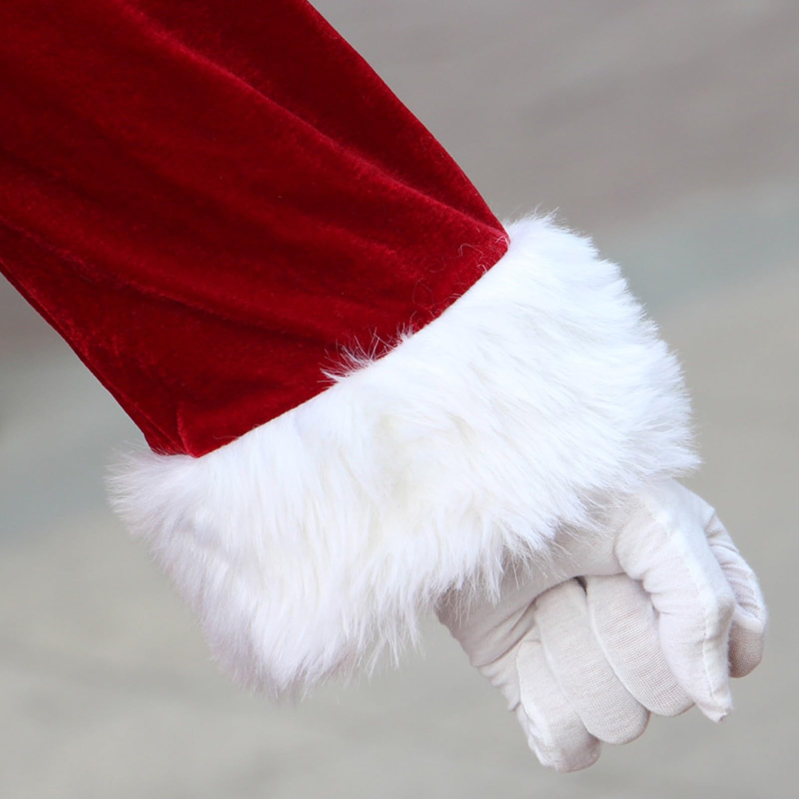 11-Teiliges Weihnachtsmann-Outfit Für Männer Und Frauen Weihnachtskostüme Weihnachtsmann-Cosplay-Kostüm Herren-Weihnachtsoutfit Weihnachtsmann Verkleidungsset Für Erwachsene A,4XL