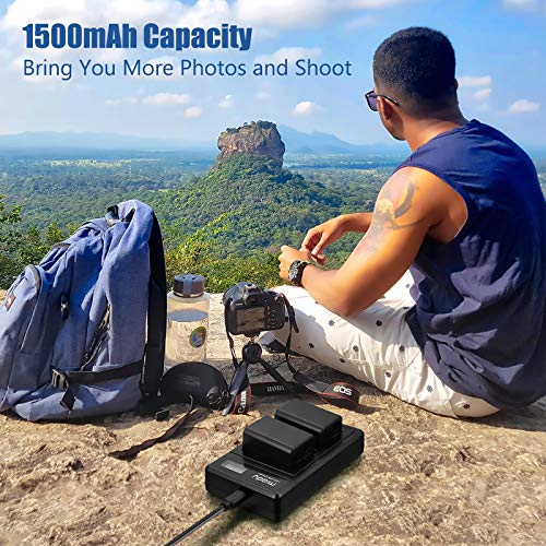 Miady - NP-FW50 batterie (1500mAh) e caricatore