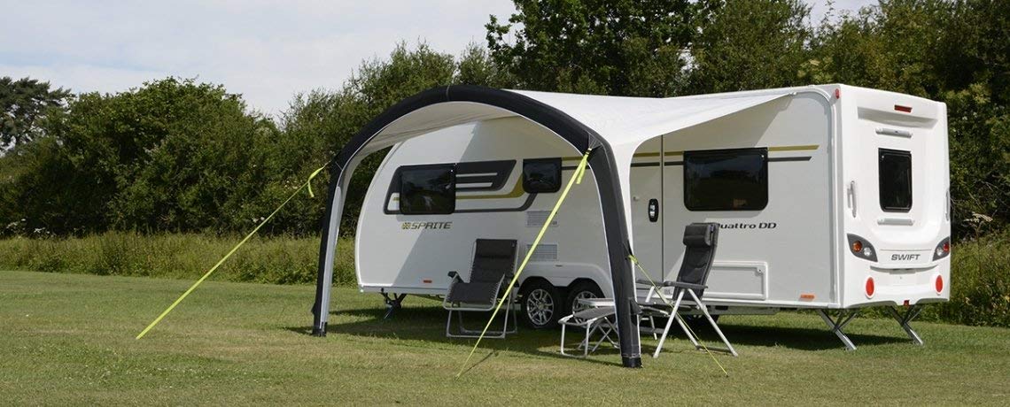 AIR Tight Waterproof Inflatable Caravan RV Camper Awning Canopy Camping Tent NEW (16x8x8ft.) : Sports & Outdoors