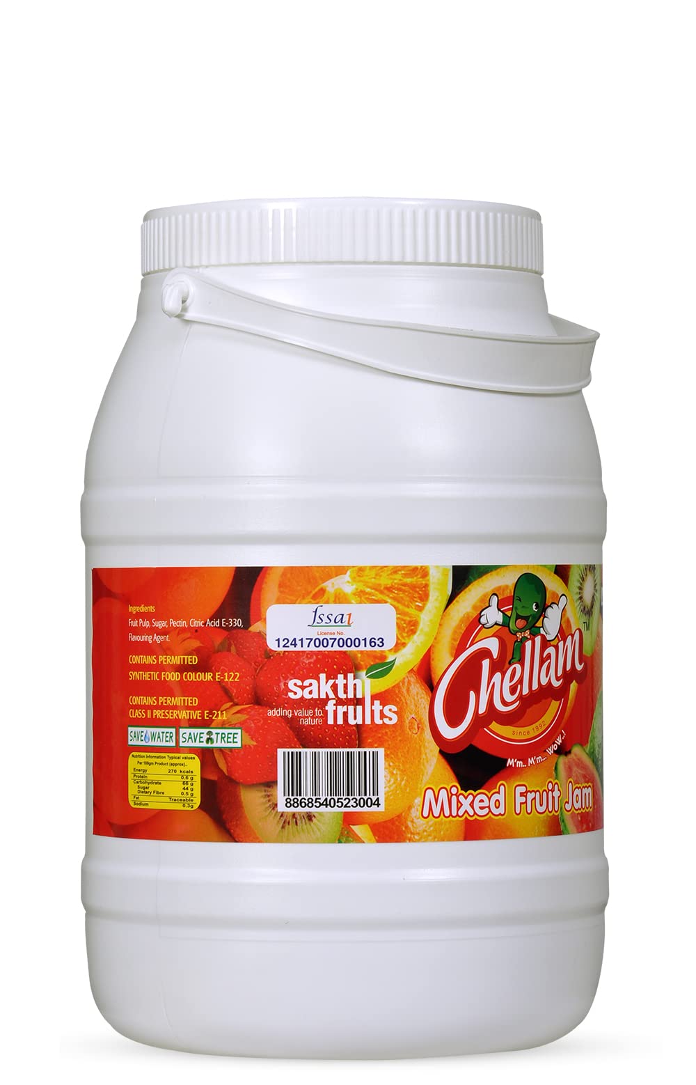 Chellam Mixed Fruit Jam 4 KG Jar : Amazon.in: Grocery & Gourmet Foods
