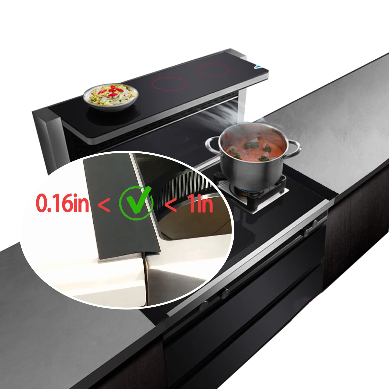 stove and countertop gap strips