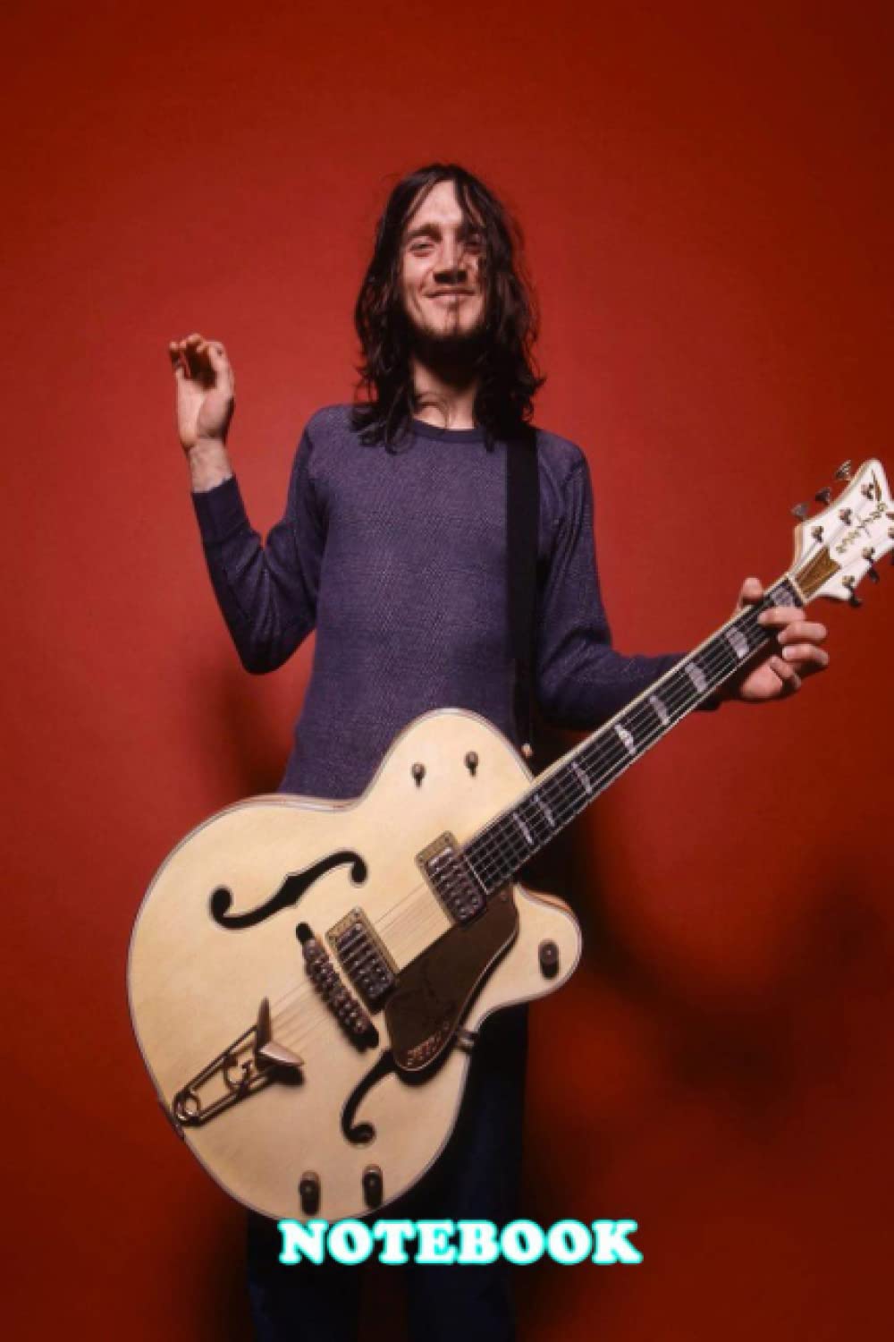 Daily Planner Notebook : John Frusciante Journal for Writing, College Ruled Size 6" x 9", 105 Pages Thankgiving Notebook for Fan #295