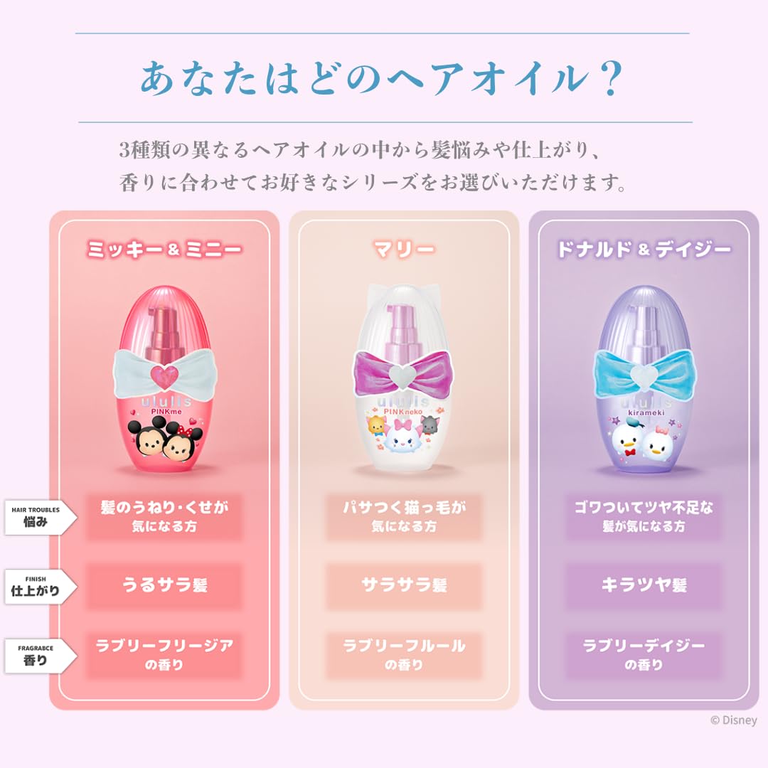 Amazon | ウルリス キラメキ ヘアオイル ドナルドデイジーデザイン