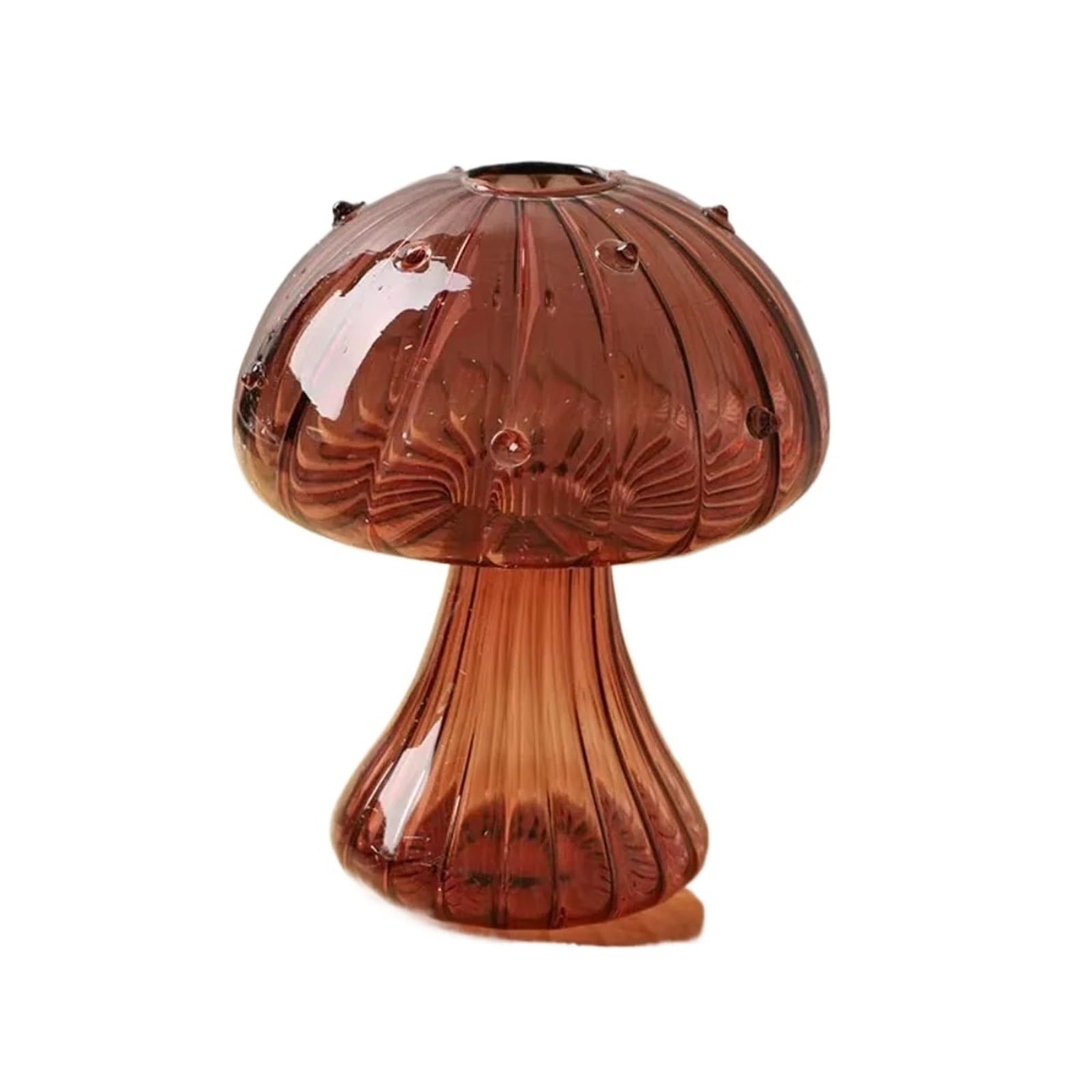 QuxetlRyz Glass Hydroponic Vase Hydroponic Flower Bottle Mushroom Glass Aromatherapy Transparent Home Decoration(Size 3)