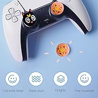 Vista 9 de PERFECTSIGHT Lindas tapas de agarre para el pulgar para Switch 2 2025, PlayStation 4/5, PS5, PS4, Xbox Series X/S, Xbox One, Switch Pro Controller