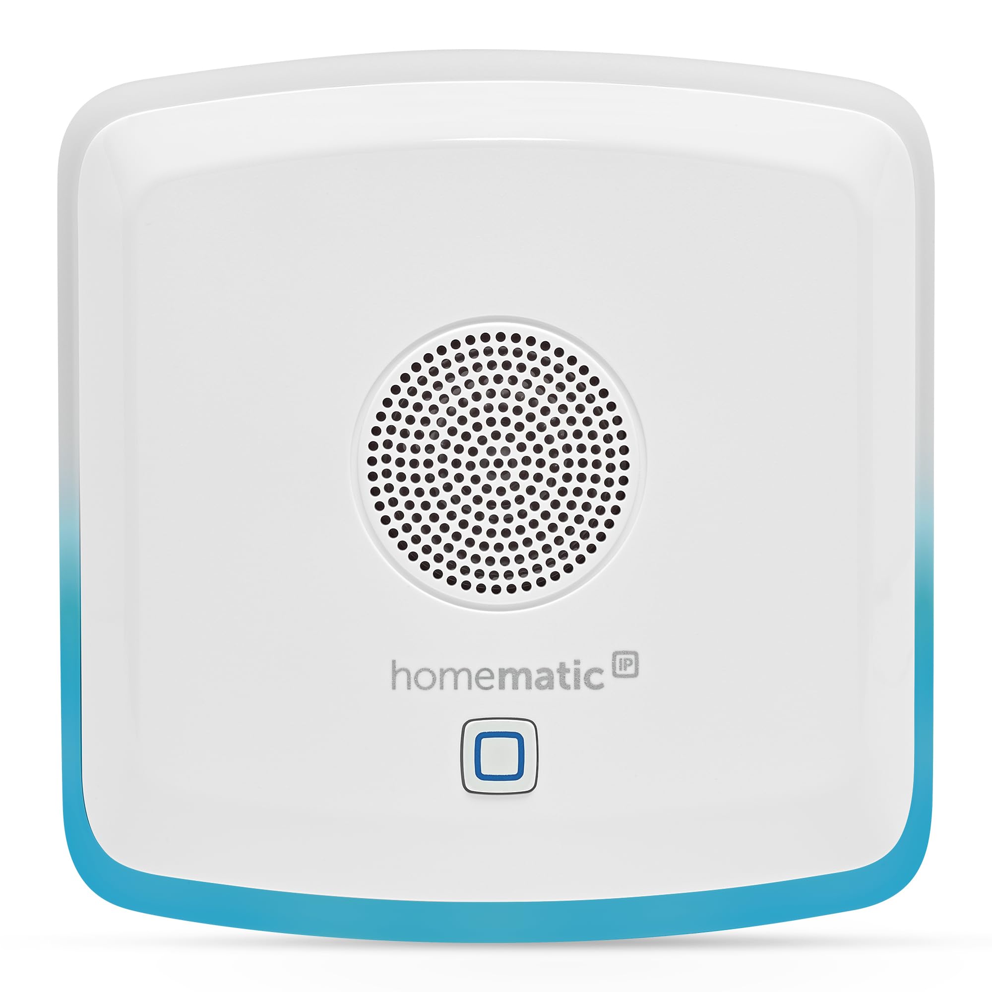 Homematic IP Smart Home Kombisignalgeber, akustisches + optisches Signalisieren, Gong für Türklingel ohne Kabel, Batteriebetrieb, Einstellung per App, Alexa & Google Assistant, 152348A0