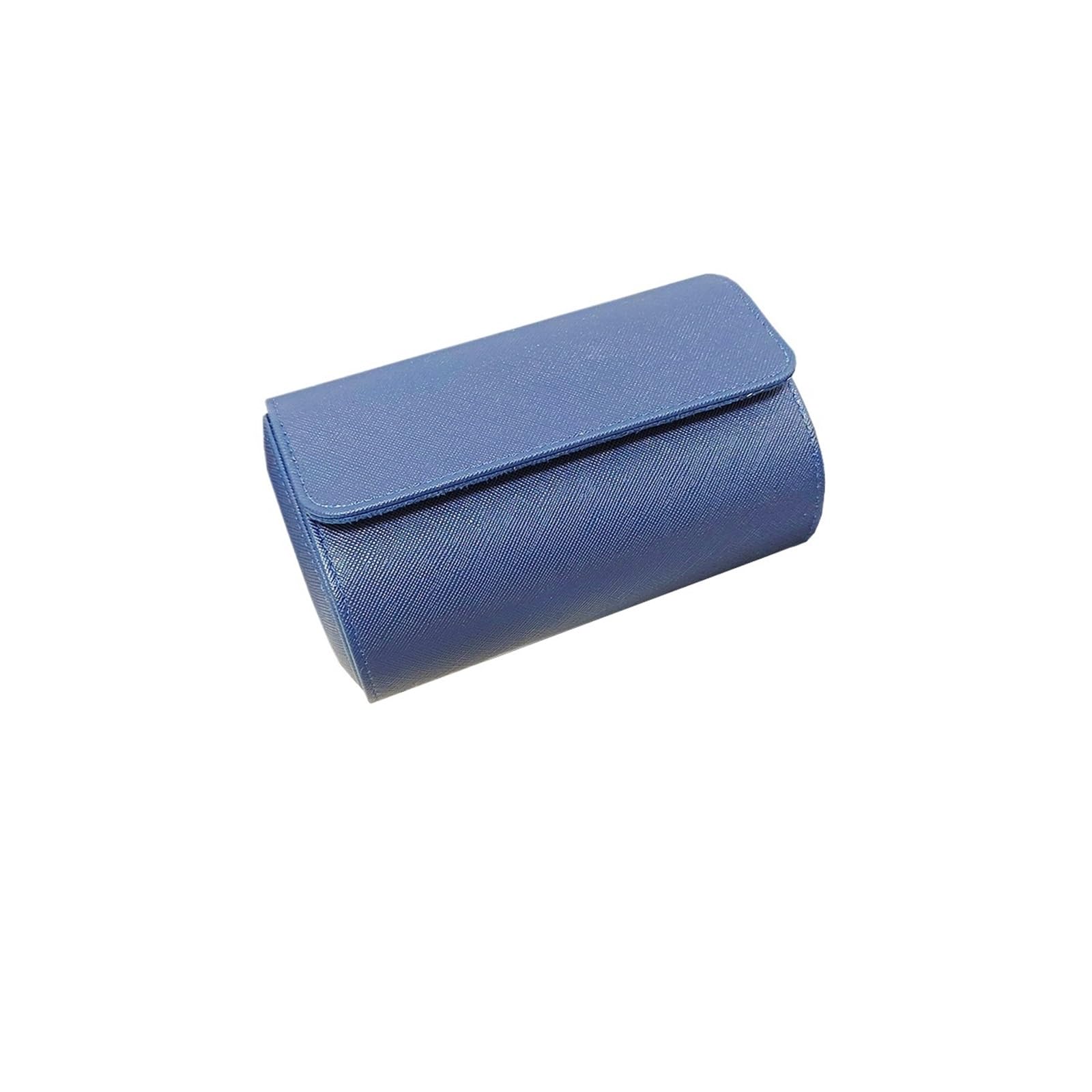 Uhrenrollen-Reiseetui mit 1/2/3 Fächern, tragbare Uhrenaufbewahrungsbox aus Vintage-Leder ein- und ausschiebbaren Uhrenorganizern zur Aufbewahrung von Uhren(2-Slot Blue)