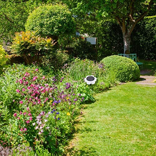 NICEXMAS Luz Solar de Gramado Led 7 Cores Em Forma de Flor Jardim Paisagem Lâmpadas de Estaca Holofo