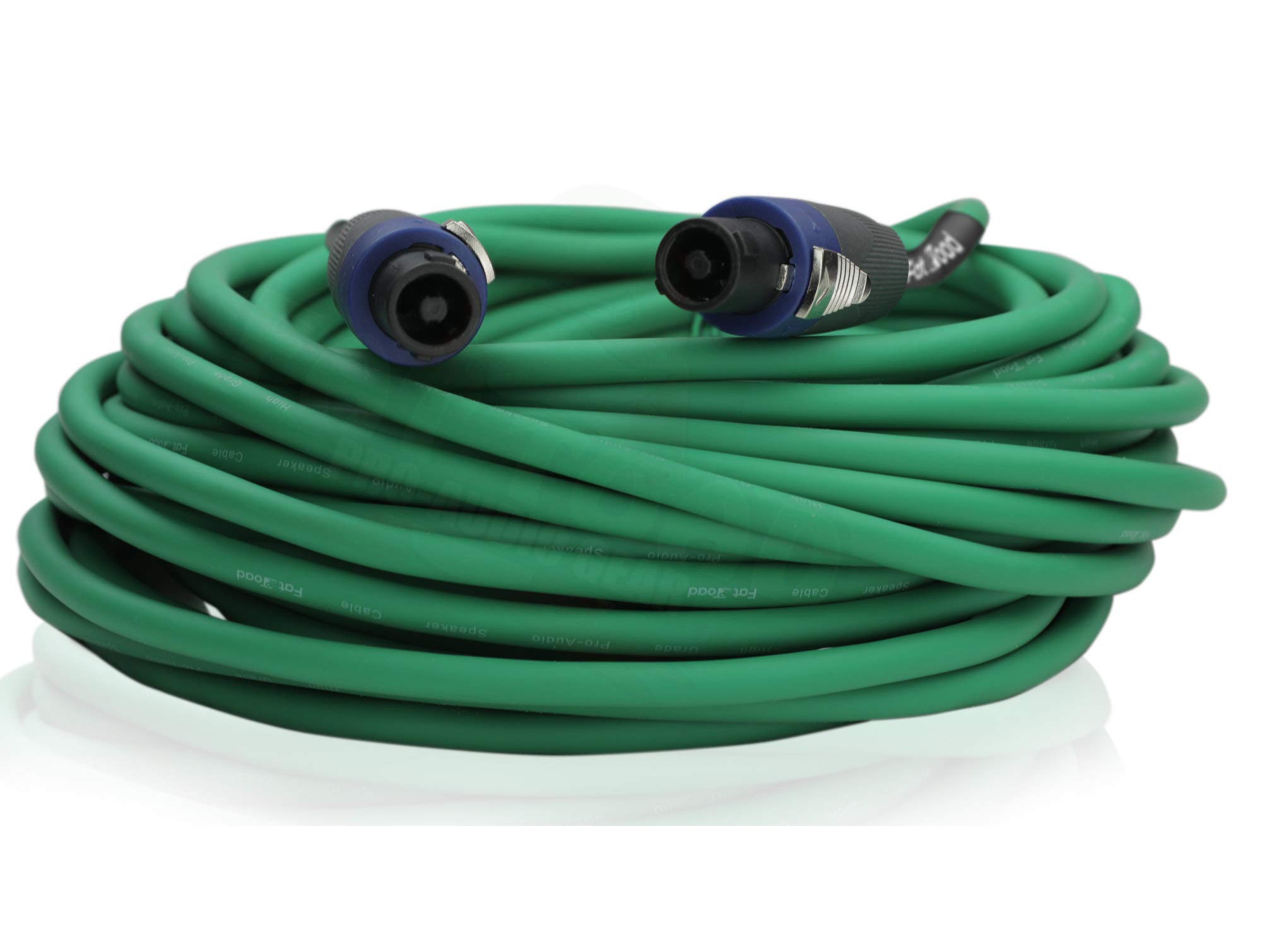 Fat Toad Speakon a Speakon - Cavi audio professionali professionali professionali per altoparlanti, con connettore Twist Lock, 12 AWG, 15,2 m, per registrazioni in studio impeccabili e attrezzature da