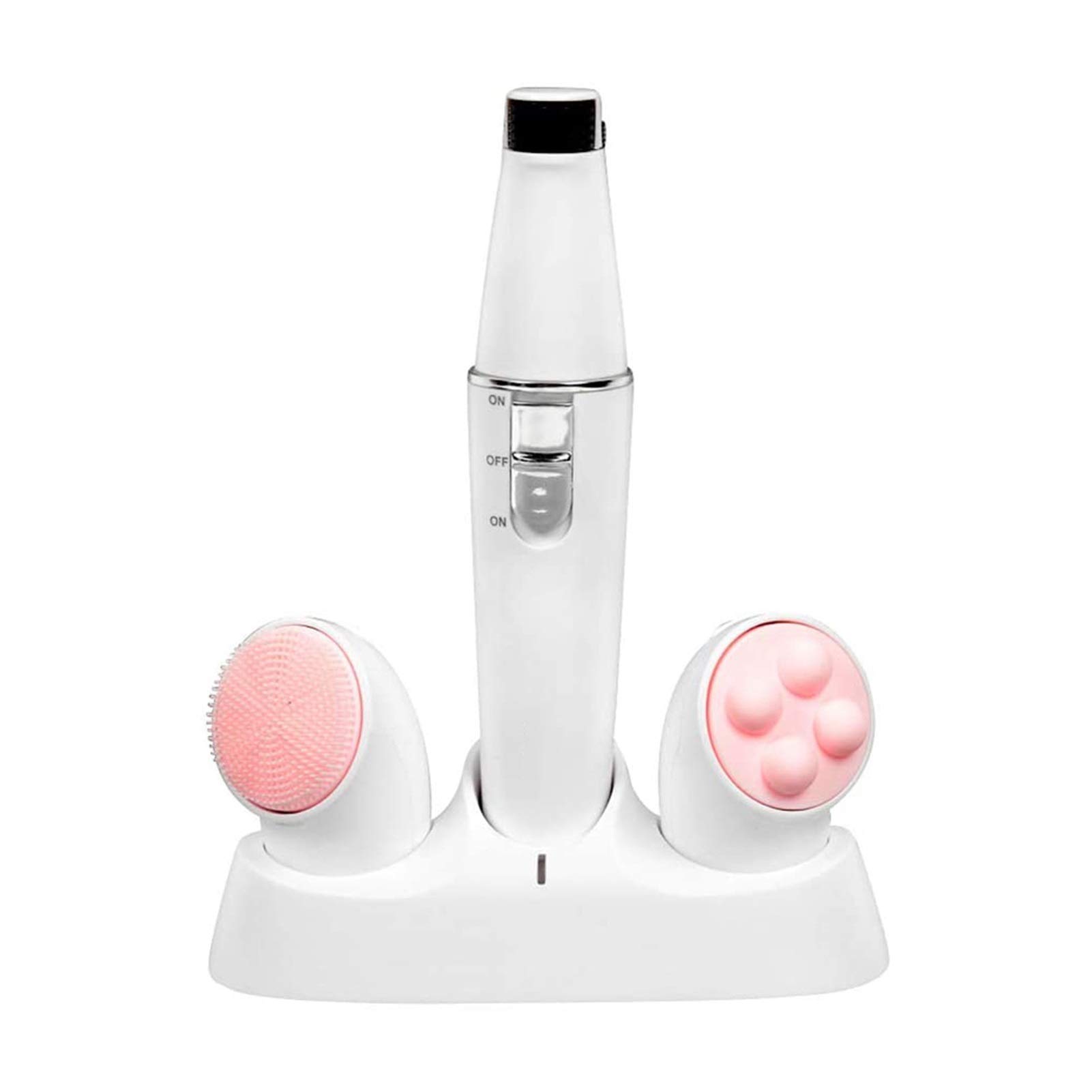 Epilator Facial Hair Removal for Women 3 in 1 Epilating Cleansing Brush and Skin Toning with 3 Extras