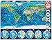 Educa - 16760 - Puzzle - Néon Carte Du Monde - 1000 Pièces