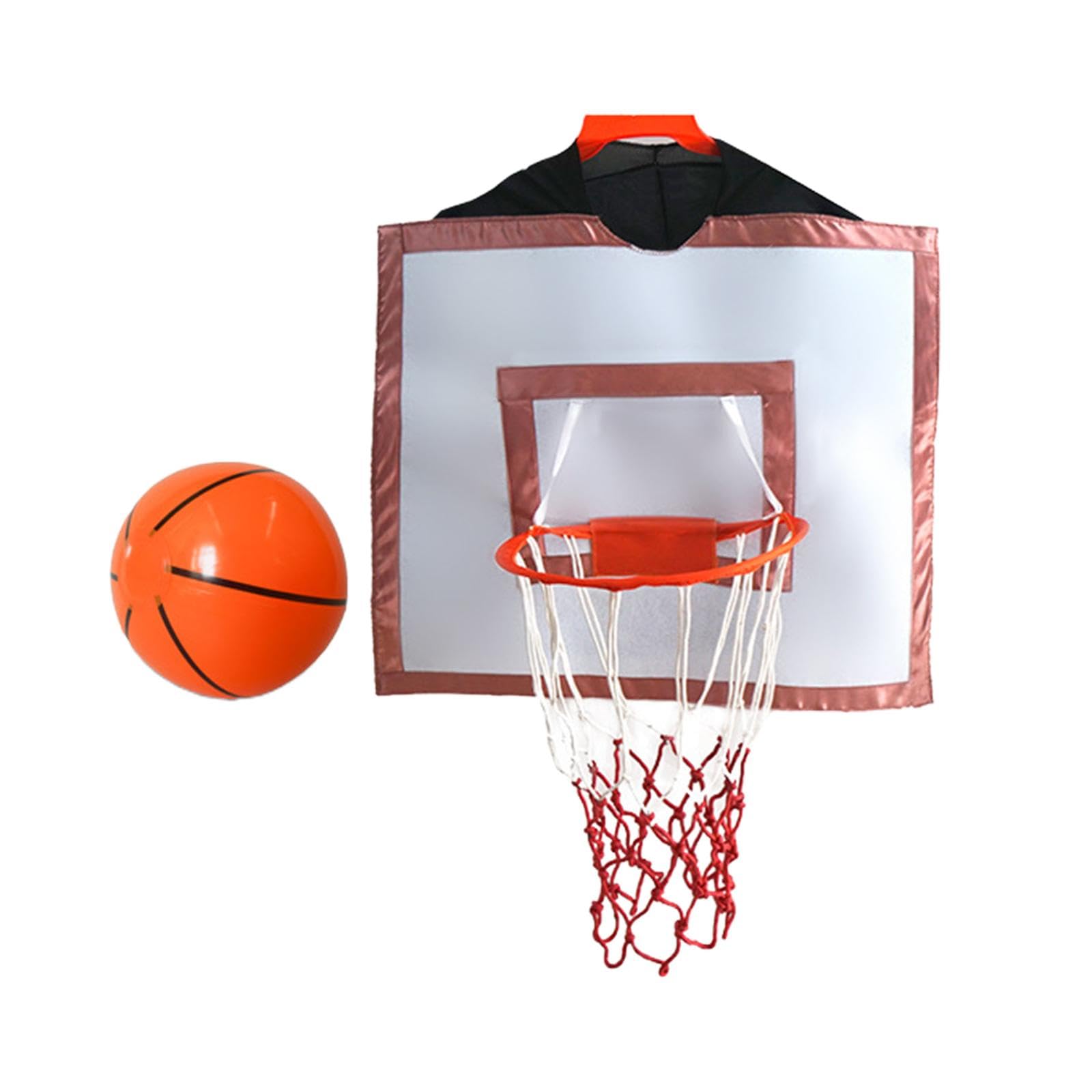 kowaku Wearable Basketball Hoop Basketball Rim Costumes Accessories Backboard Basketball Props Basketball Net for Children's Day Family Activities