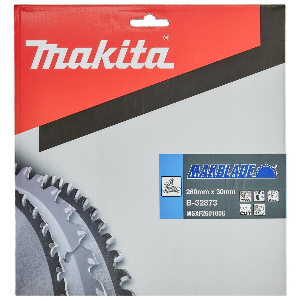 Makita Hoja de sierra circular MAKBLADE 260 x 30 x 100 (B-32873), Multicolor