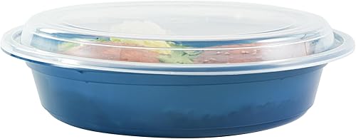 Miniatura 24 de Restaurantware Asporto - Cajas para llevar de 16 onzas, 50 recipientes de alimentos para llevar para microondas, tapas de plástico transparente Negro