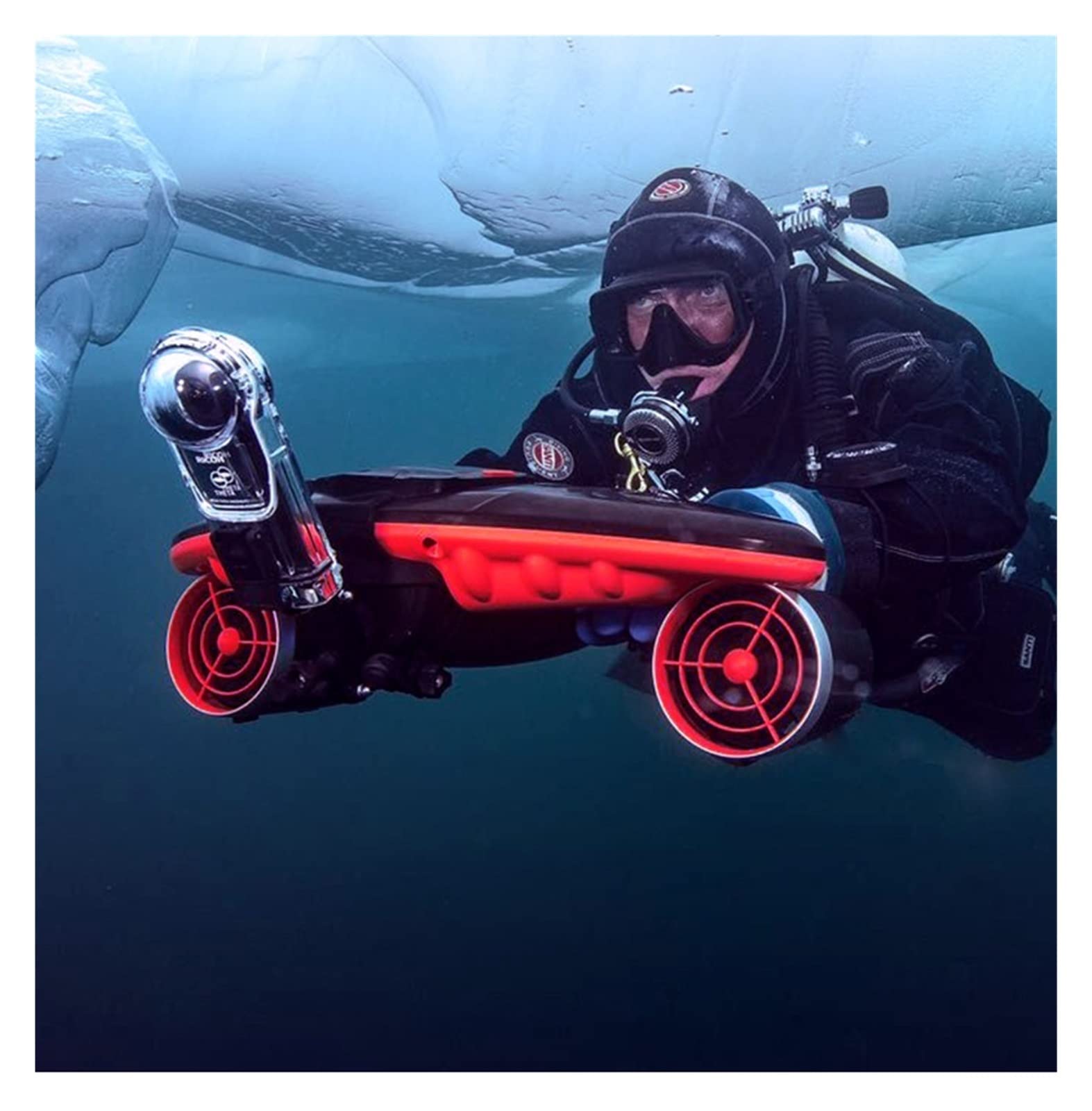 Scooter subacquei Propulsore Subacqueo Piccolo Booster Elettrico Portatile for Immersioni Subacquee Booster di Tiro