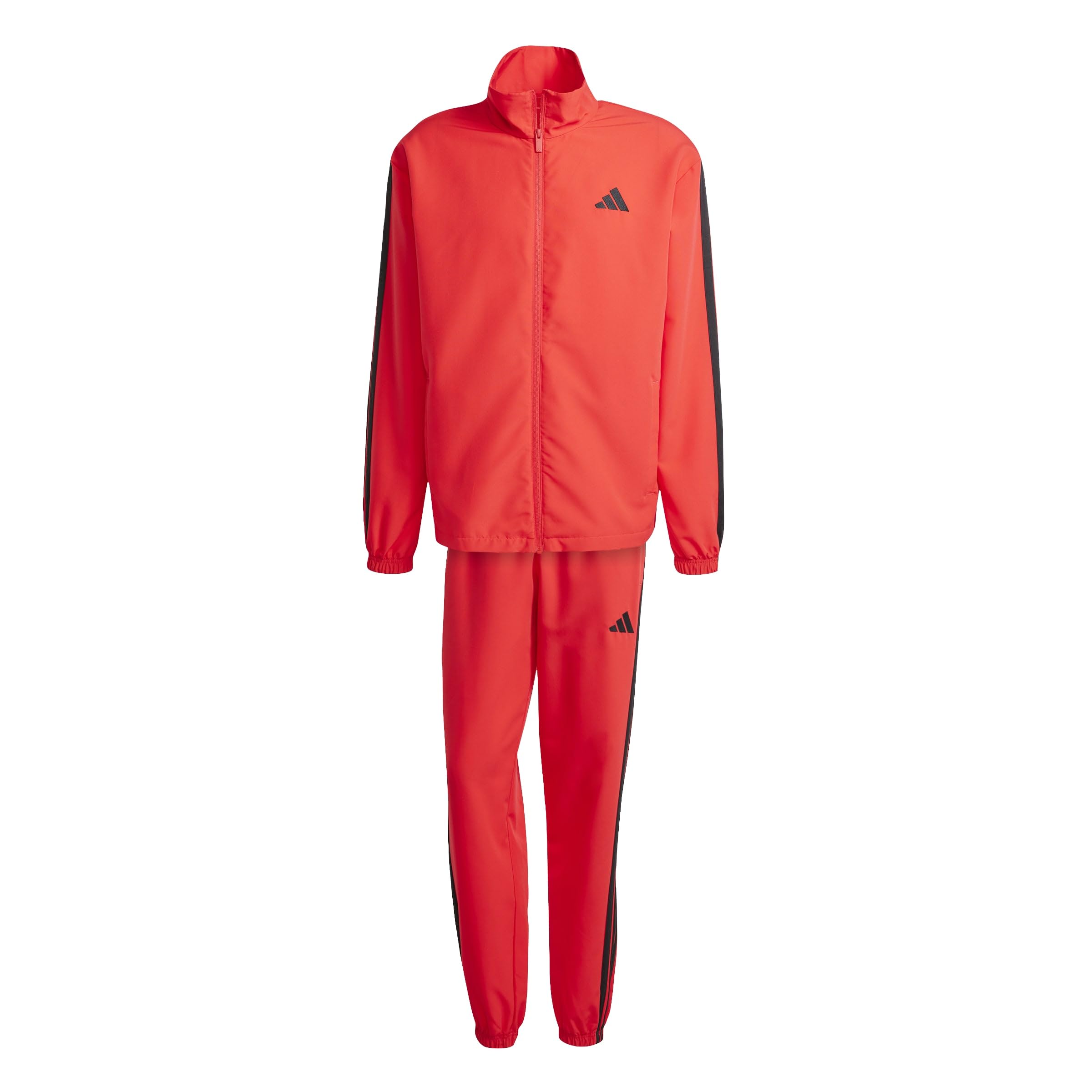 adidas Herren 3 STRIPES WOVEN TRACKSUITS, pure ruby, L