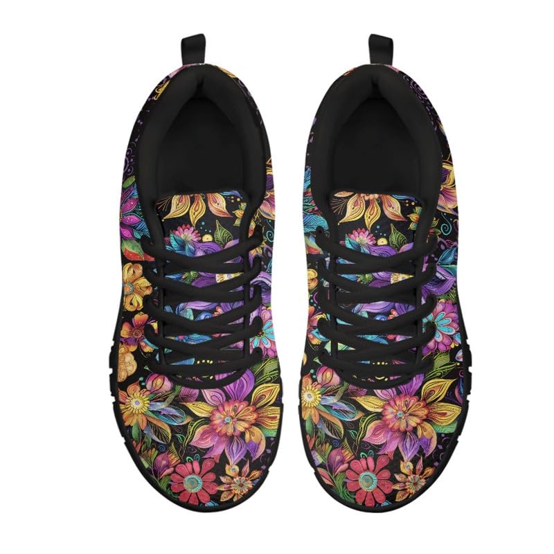 Lady Athletic Shoes - Scarpe da ginnastica leggere, da infermiera, motivo: animali, fiori, camo, scarpe da ginnastica da donna
