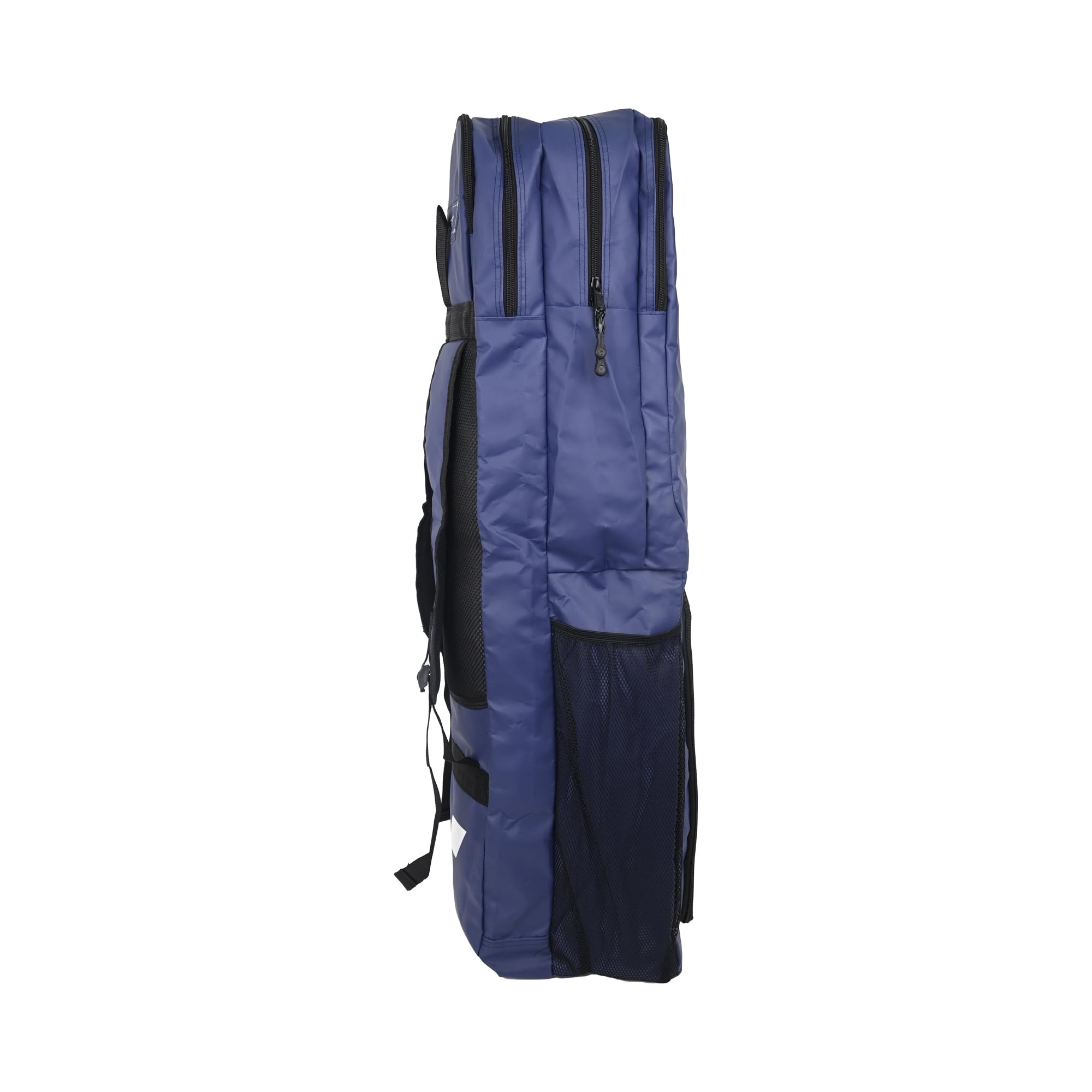 Y 1 bolsa para palos de hockey, B.1 Elite, correas acolchadas, llevar todo para el partido, compartimentos separados, espacio para 6 palos, 75 L, azul marino/blanco