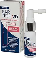 Eosera Ear Itch MD Ear Drops: Soothing Itchy Dry Ear Relief Spray for Allergies, Eczema, Hearing Aids & Menopause (0.5 fl oz)