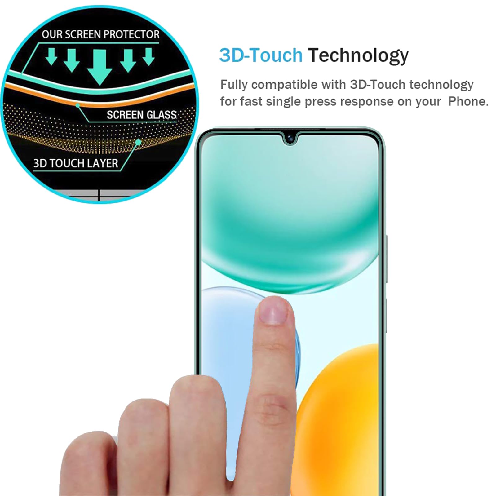 2x Film De Protection D'écran Pour Honor X5c Plus, Recouvre 100