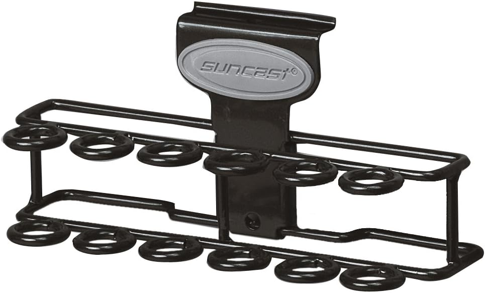 Suncast MSR6B Metal Screwdriver Rack, Black General Purpose Storage