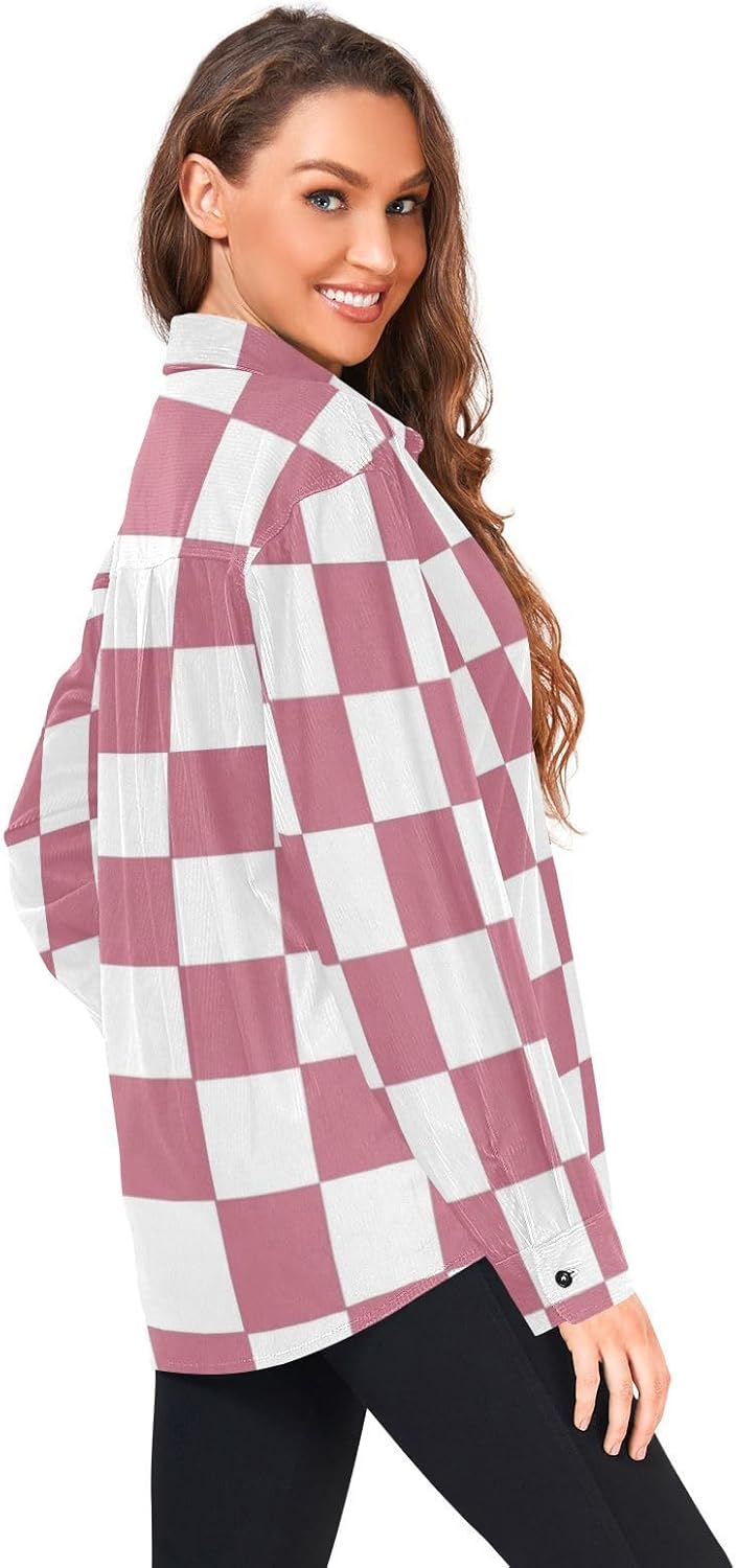 No Woolen Cord Fabric Mens Rugby Shirts Long Sleeve for Women Vacation with Pockets