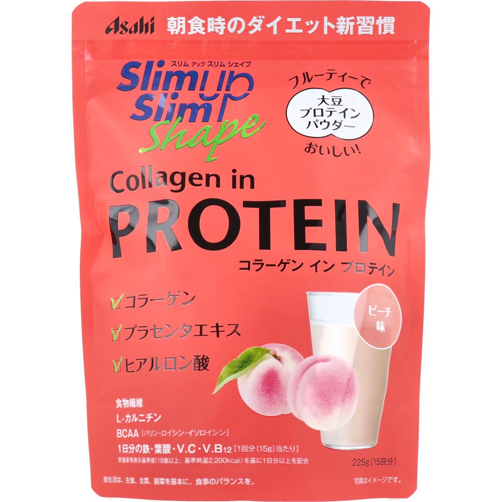 スリムアップスリムシェイプ コラーゲン イン プロテイン 225g 粉末 アサヒグループ食品