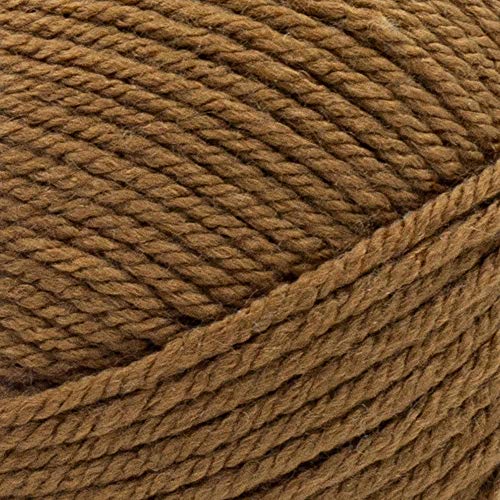 Image of Lion Brand Yarn Basic Stitch Anti-Pilling Yarn for Crocheting, Knitting, and Crafts, Nutmeg, 3 Pack