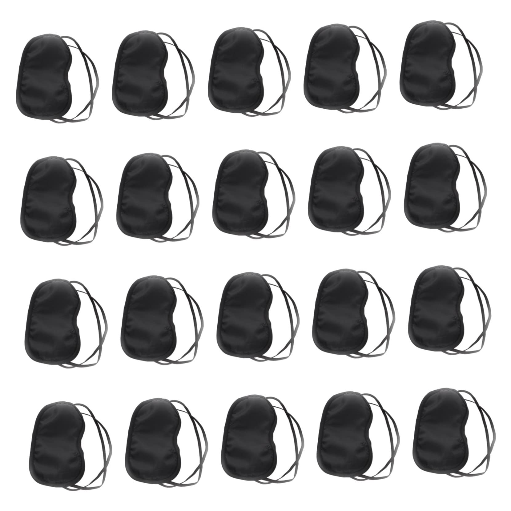 FRCOLOR 4 Sätze Schlafmaske Augenpflaster Schlaf Masken Blackout Heiße Augenmaske Für Trockene Augen Schlafende Augenmaske Lichtdichte Augenabdeckung Schwamm 20 Stück * 4