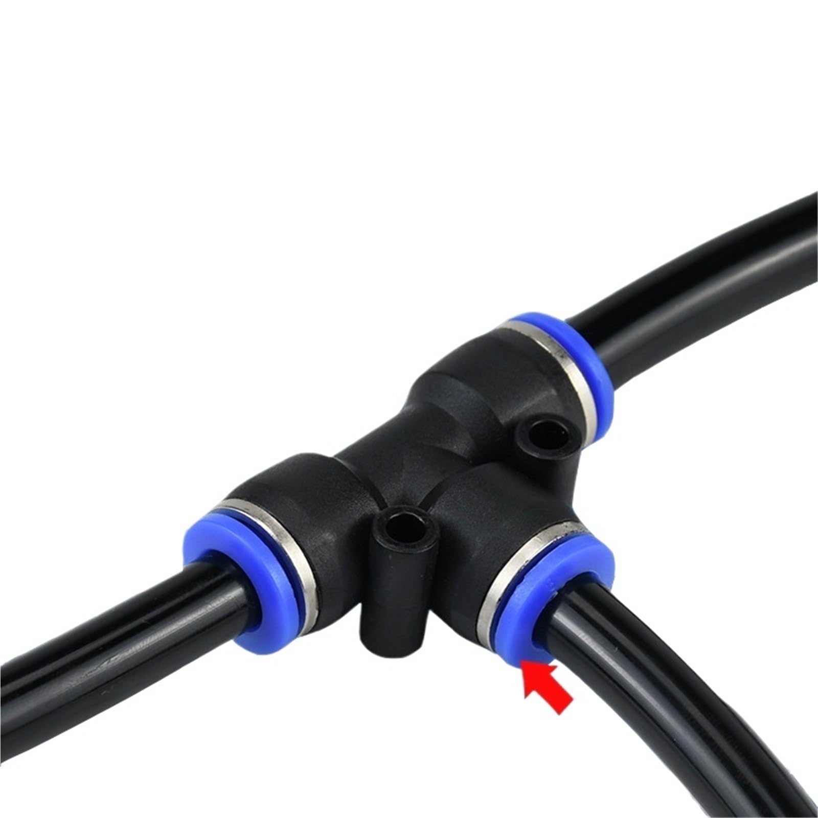 1PCS PU/PY/PV/PZA/PE Pneumatic Fitting Pipe Tube Air Quick Fittings 10mm Water Push In Hose Couping(PM)