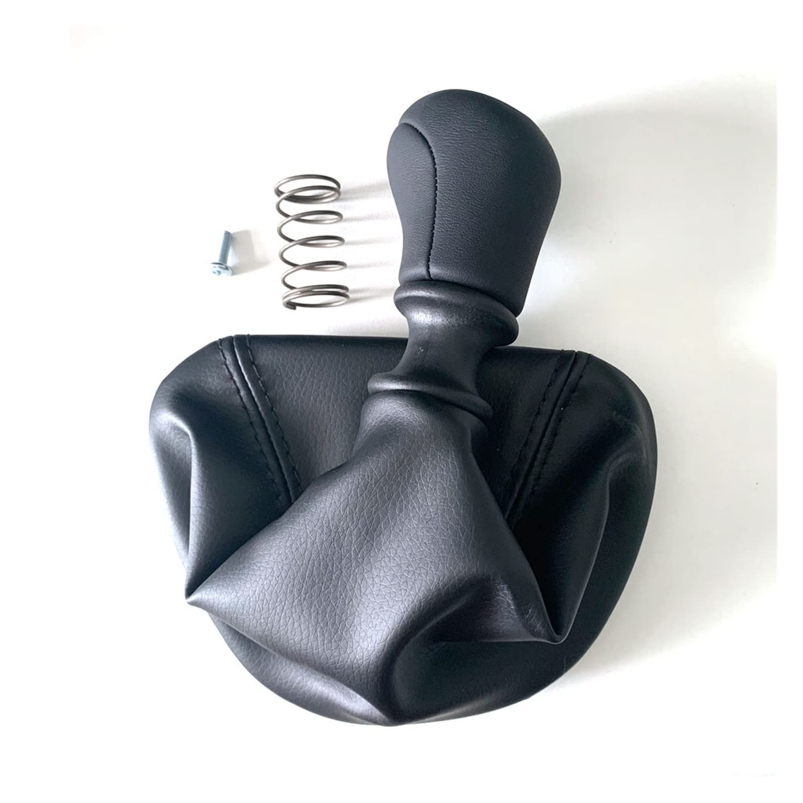 Wphlyz Leather Knob Boot Head Change Lever Knob For Benz For W639 For Vito 2003 2004 2005 2006-2010 6 Speed Manual Car Shift Gear Knob Lever Gaitor Boot Cover(Leather Knob Boot)