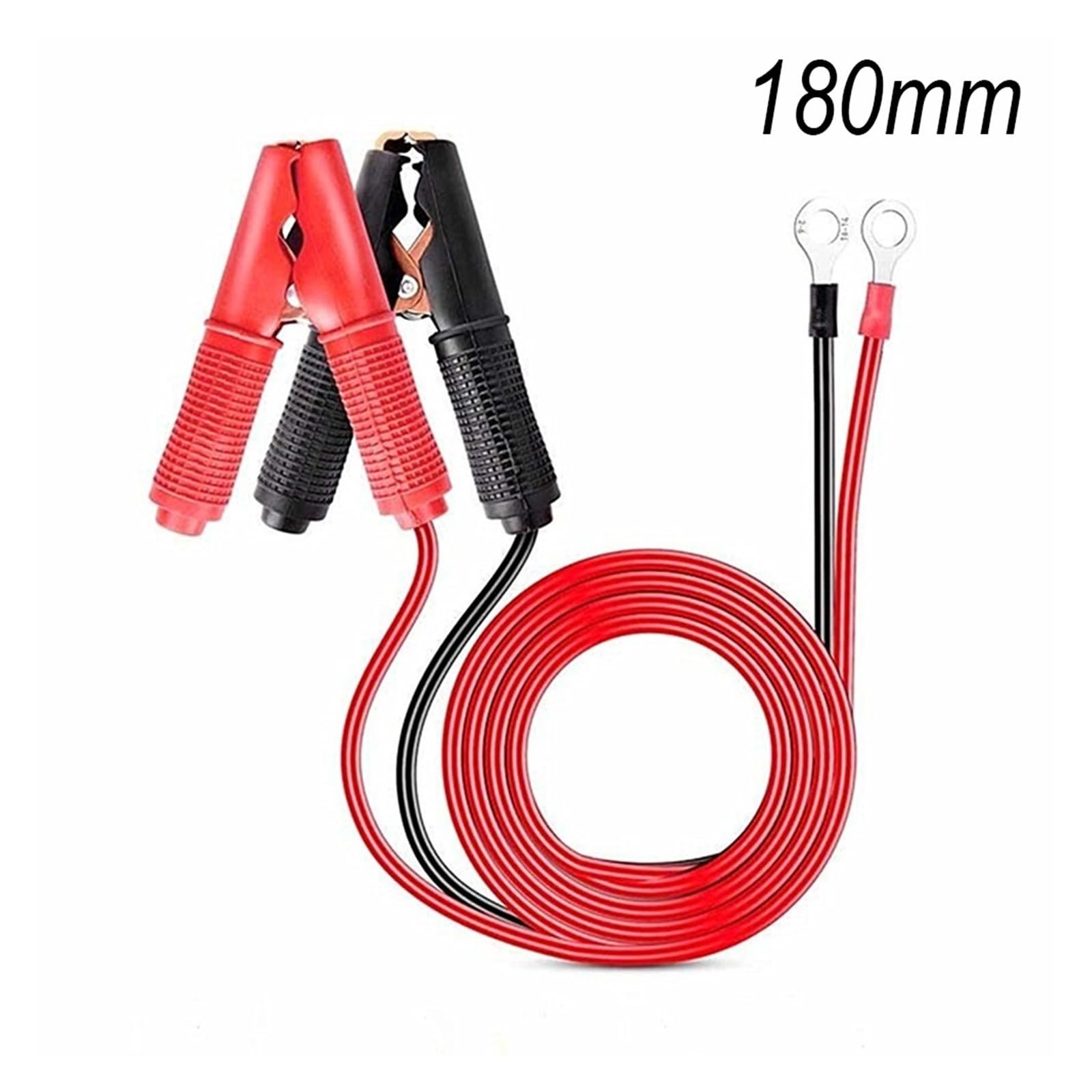 Yvxotrxnk Pince de batterie 12 V 24 V très résistante - 0,6 m - Connexion haute puissance pour voiture, camion, SUV, remorque, urgence sur la route (1,8 m)