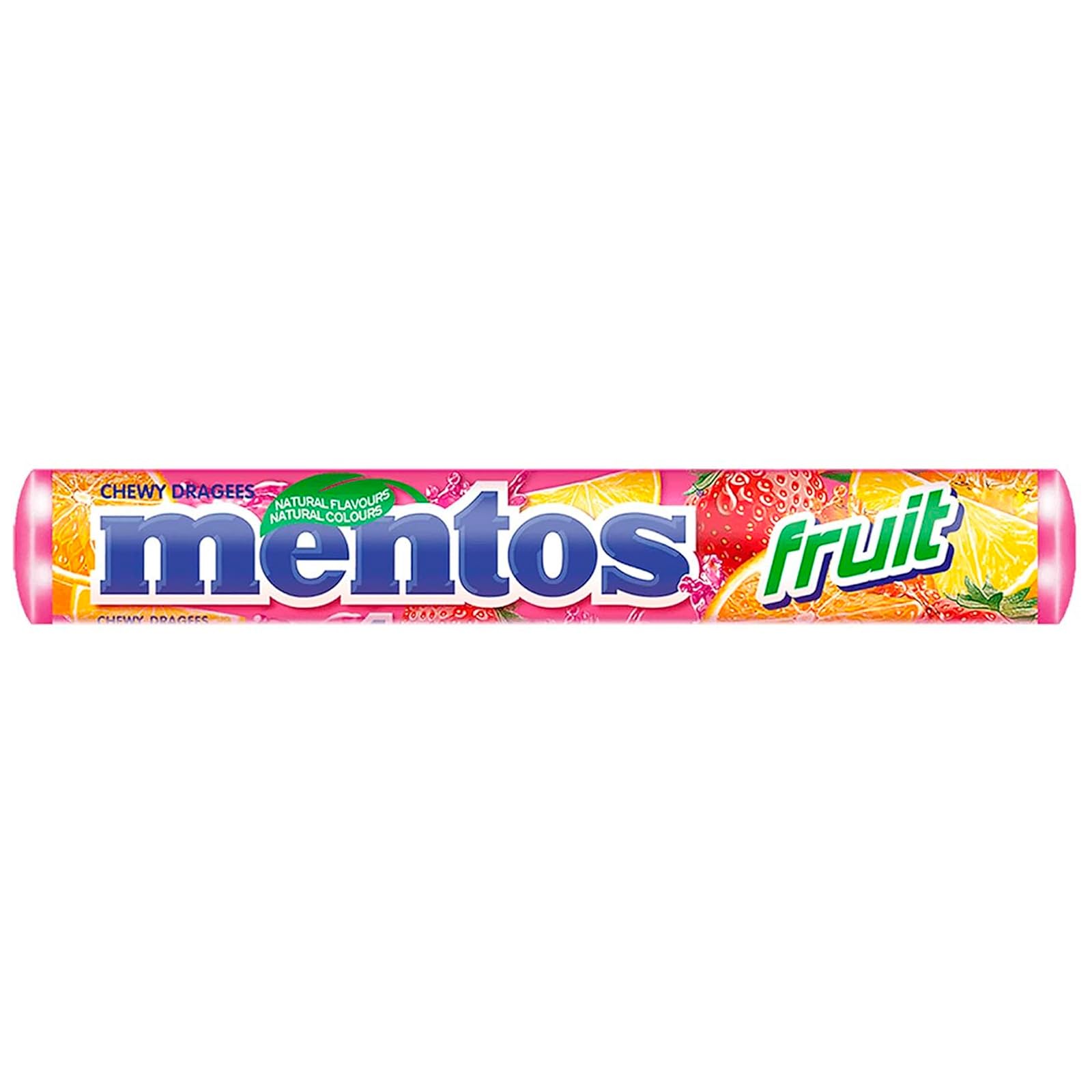 Mentos Caramelo Masticable 20x38g Frutas Variadas Caramelos Redondos
