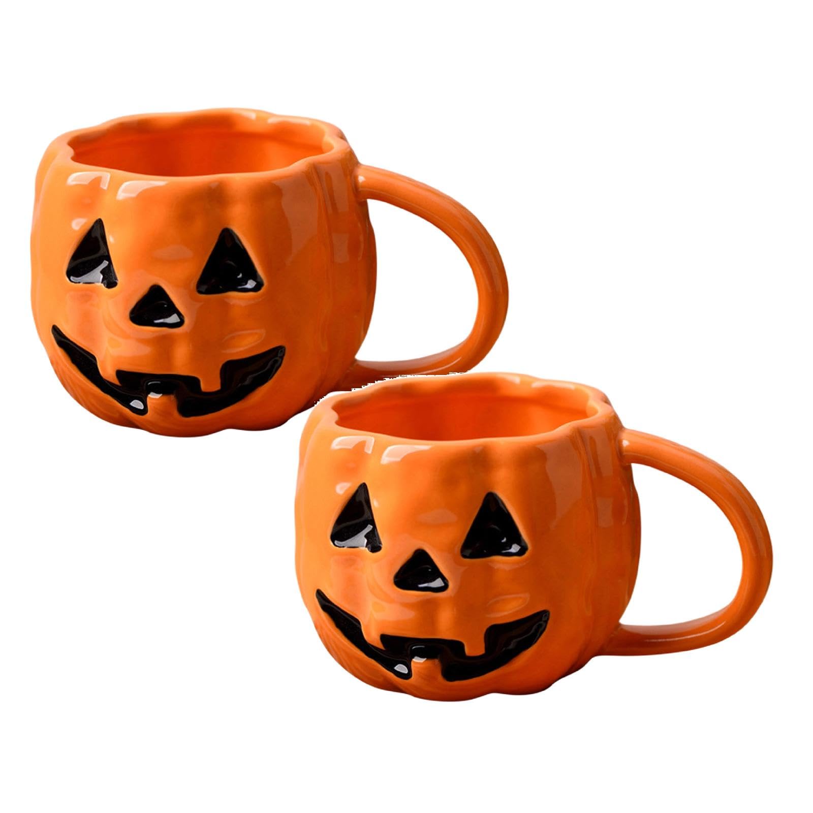 kubki z dyni na Halloween, uroczy kubek ceramiczny z motywem dyni